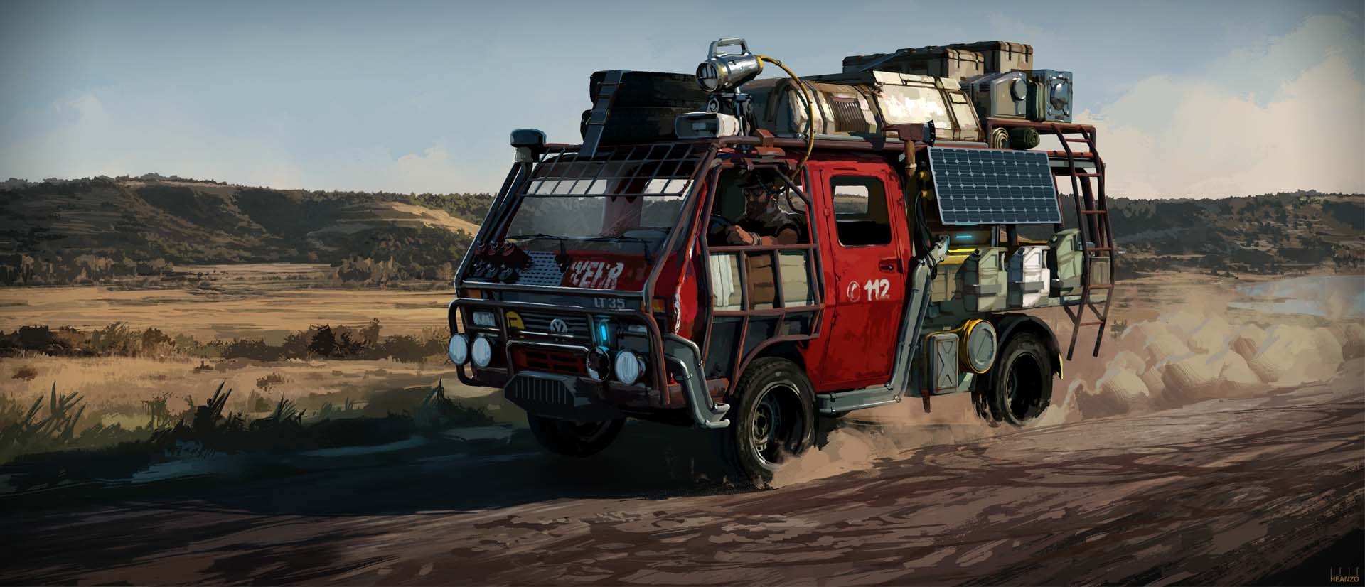 Moses Truck - Vehicle Concept Art